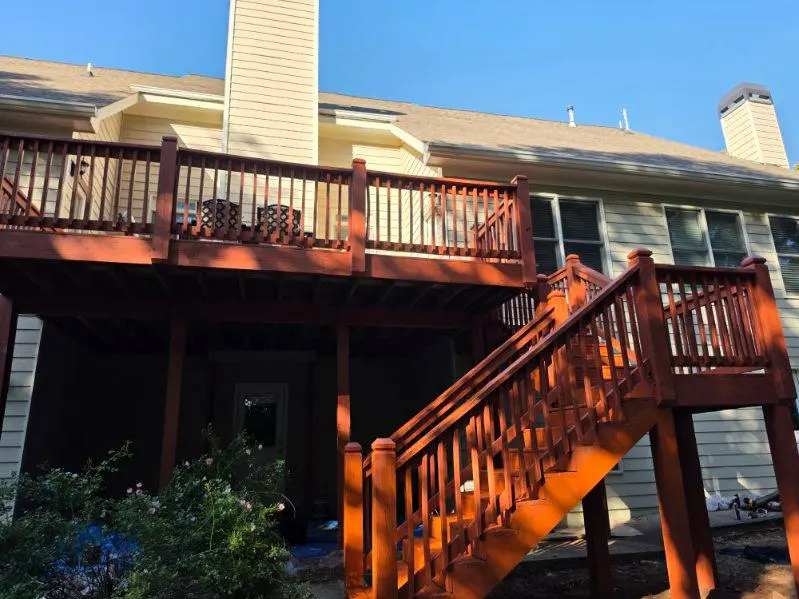 Outdoor deck project